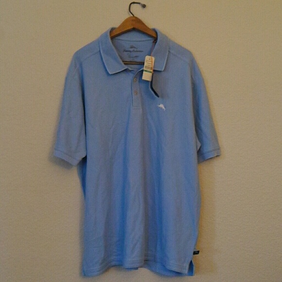 NWT Tommy Bahama Polo baby blue