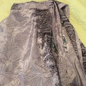 Reversible bohemian wrap skirt
