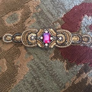 Authentic Pink Pewter Beaded Headband