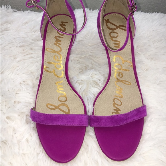 sam edelman purple heels