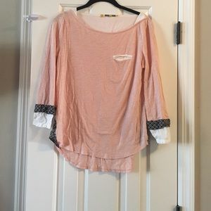 Anthropologie little yellow button casual shirt.