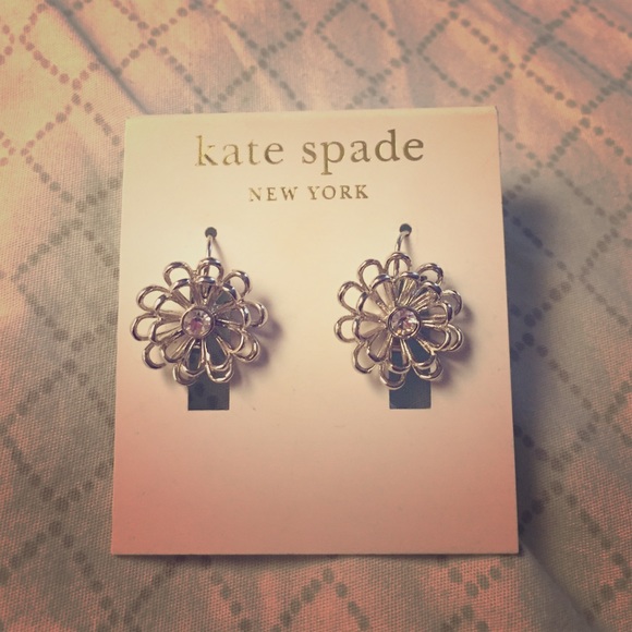 Kate Spade Oops A Daisy Leverback Earrings