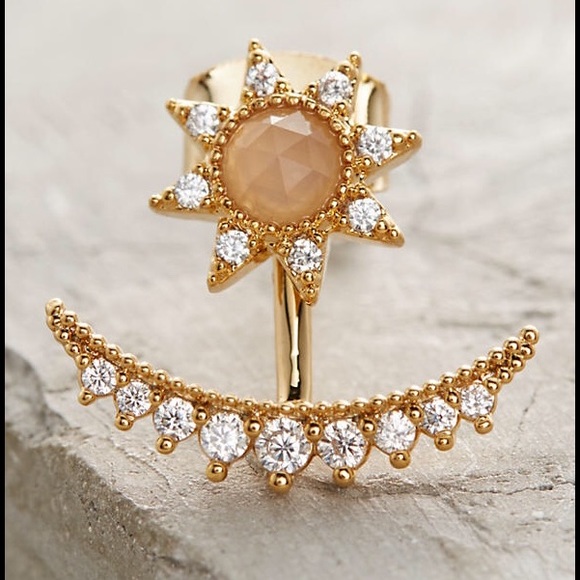 New Anthropologie Northstar Front-Back Earrings