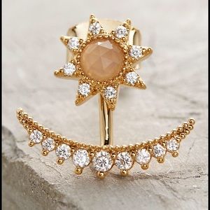 New Anthropologie Northstar Front-Back Earrings