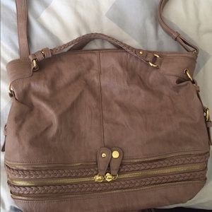 Tan tote/ purse