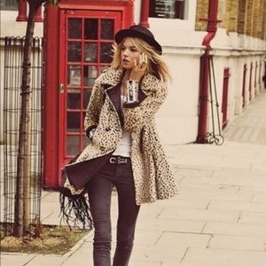 Free People leopard jacket