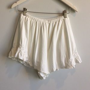 White shorts
