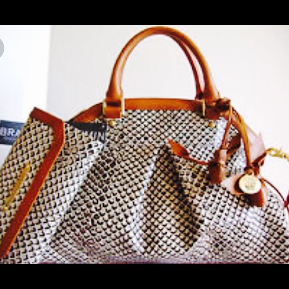 Authentic Brahmin Ophelia Black Sequence leather