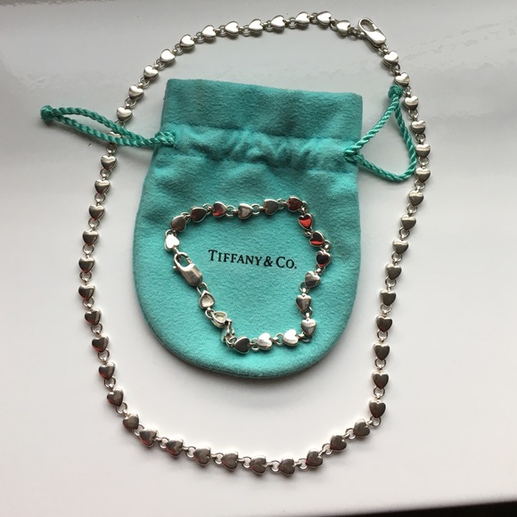 Tiffany necklace and bracelet