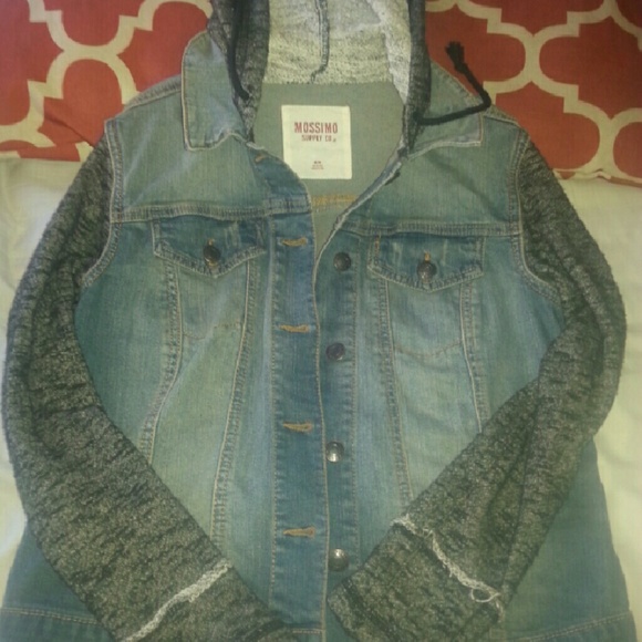 Jean jacket. So cute worn 2x