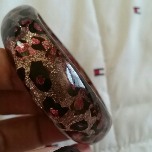 Very light, never fades, part of collection bangle