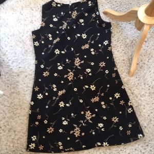 Little black floral dress by HANA