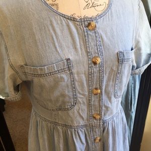 Major denim maxi dress