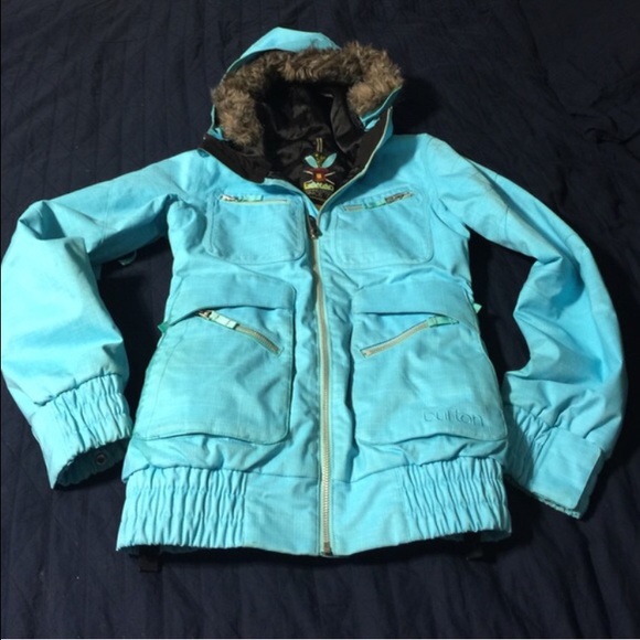 Burton blue jacket size xs