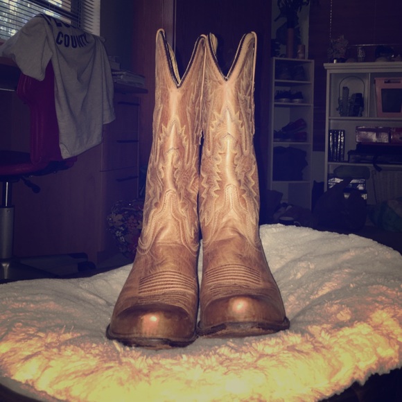 Leather Western Cowgirl Boots