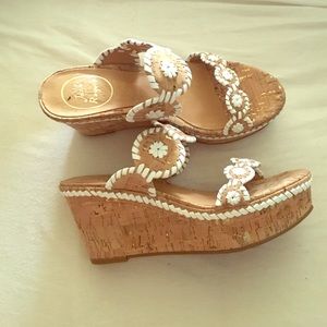 Jack Roger wedges never worn!!