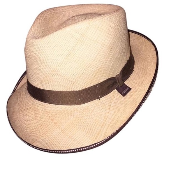 NWT auth STETSON brewster Fedora Size Small $279