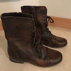 Steve Madden Troopa Combat Boots, Never Worn