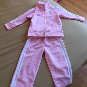 Toddler Girl Adidas Jumpsuit