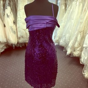 Electric Purple Cocktail Dress