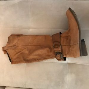 Steve Madden Bankker Cognac Leather Boots