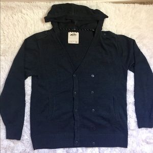 Vans Cardigan Hoodie Dark Grey