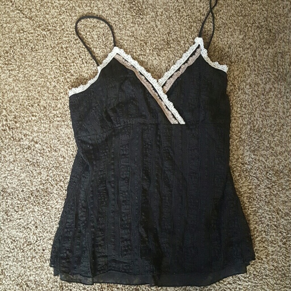 Lacey spaghetti straps tank