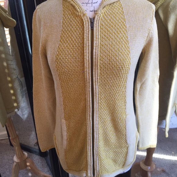 Anthro zipper sweater