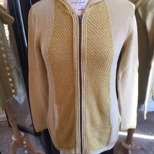 Anthro zipper sweater