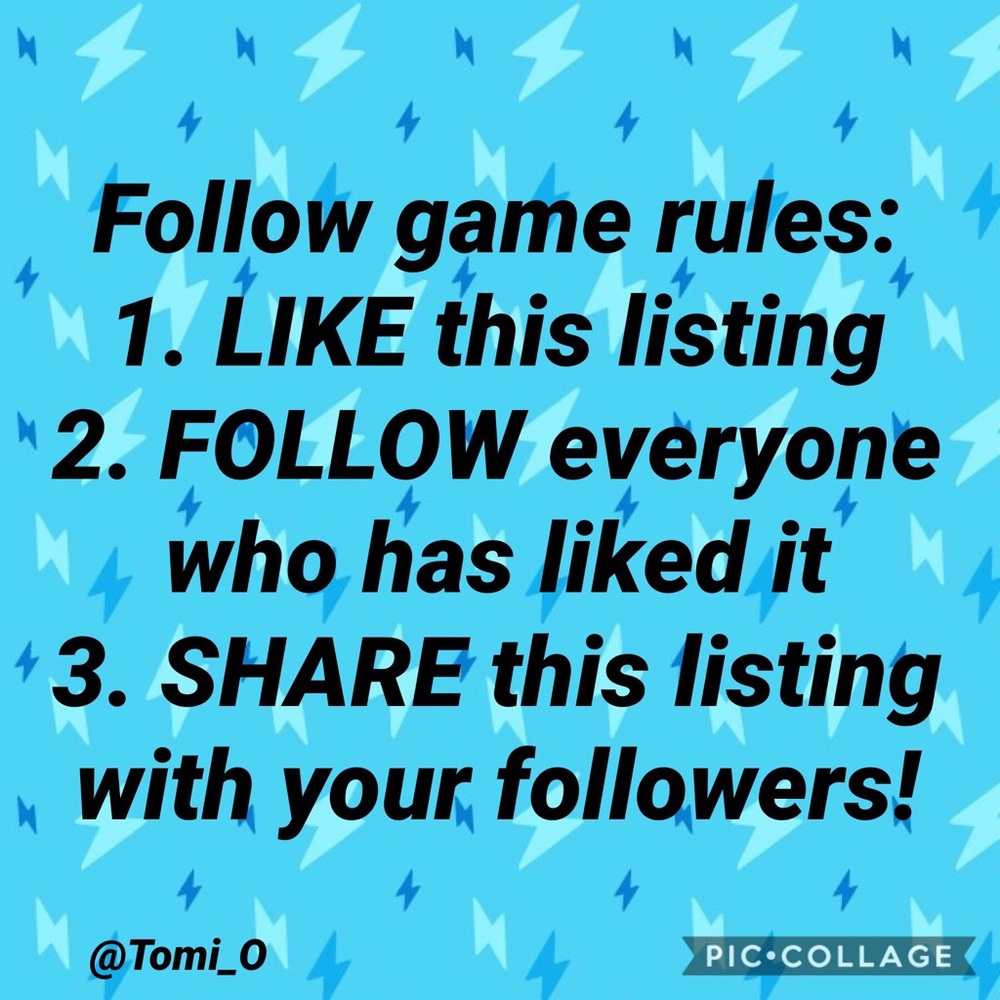 Follow Game Full!!! Thank you! 😊 - Picture 3 of 3