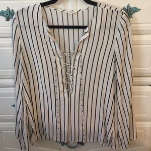 NWOT Cotton Candy LA long sleeve tight up shirt