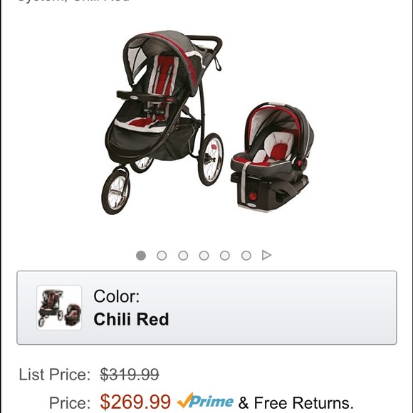 Graco stroller and baby car seat