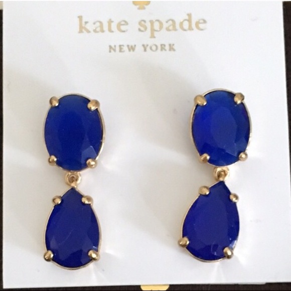 Kate Spade Athenee Royal Blue Earrings