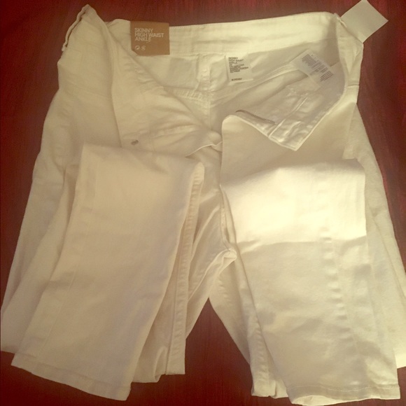 H & M skinny high waist ankle jeans