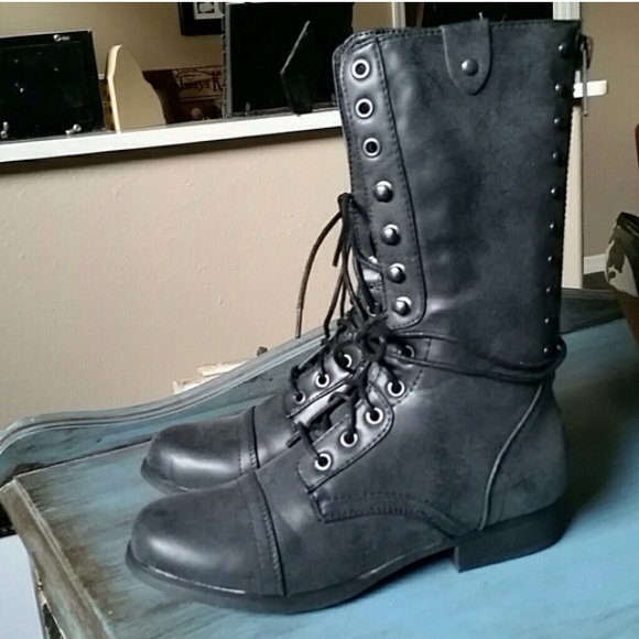 BRAND NEW Madden Girl combat boots