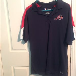 Atlanta braves collared shirt