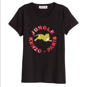 Kenzie H&M Exclusive Women's Black T-Shirt Size S