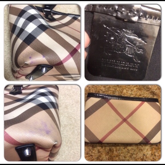 Authentic Burberry Purse with wristlet - Picture 2 of 2