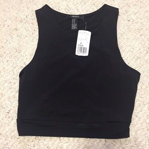 Forever 21 Black Crop Top