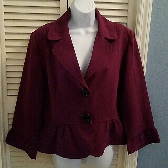 Peplum blazer