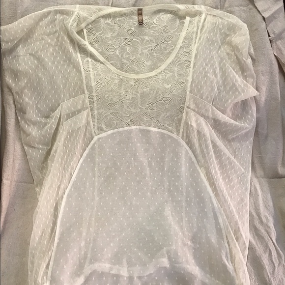 See through free people blouse
