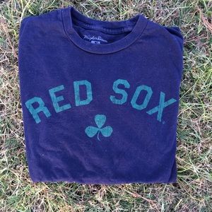 Navy Red Sox Tee