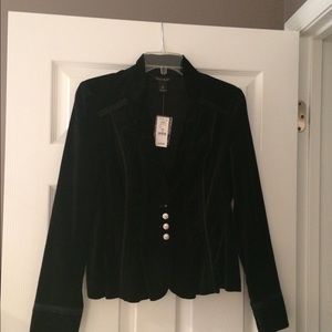 WHBM Velvet Jacket