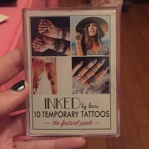 Inked by Dani temporary tattoos