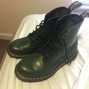 Dark Green Doc Martens