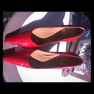 Red Patent Leather Pumps