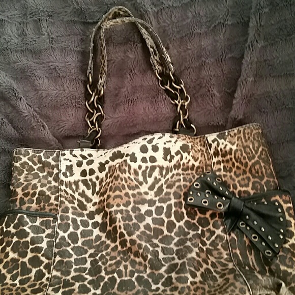 Jessica Simpson Leopard bag