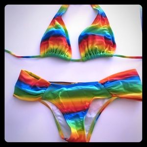 Rainbow bathing suit ! 👙💕