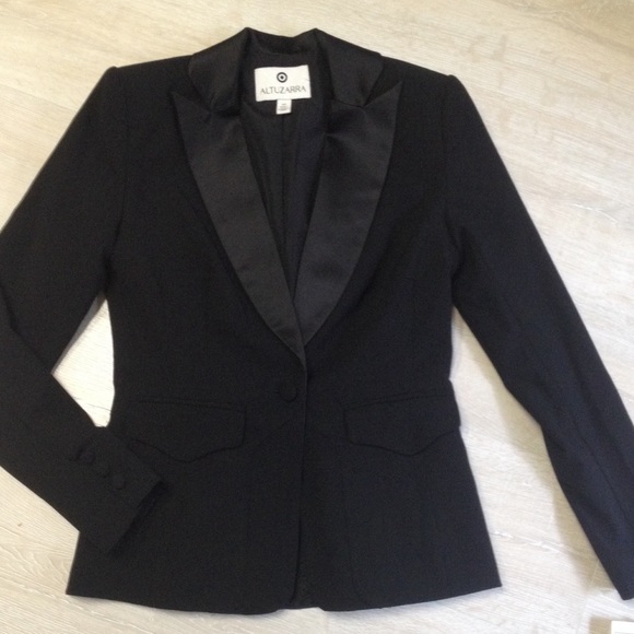 Classic black tuxedo jacket