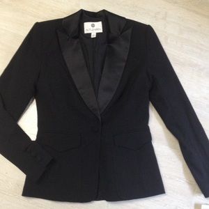Classic black tuxedo jacket